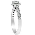 thumbnail image 2 of Silvago Jewel 1.2 Ct Round Cut Diamond Wedding Rings - 14K White Gold Plated Ring for Gift - Engagement Wedding Diamond for Women's - 60th Wedding Anniversary Gifts - Valentine Proposal Halo Rings, 2 of 3