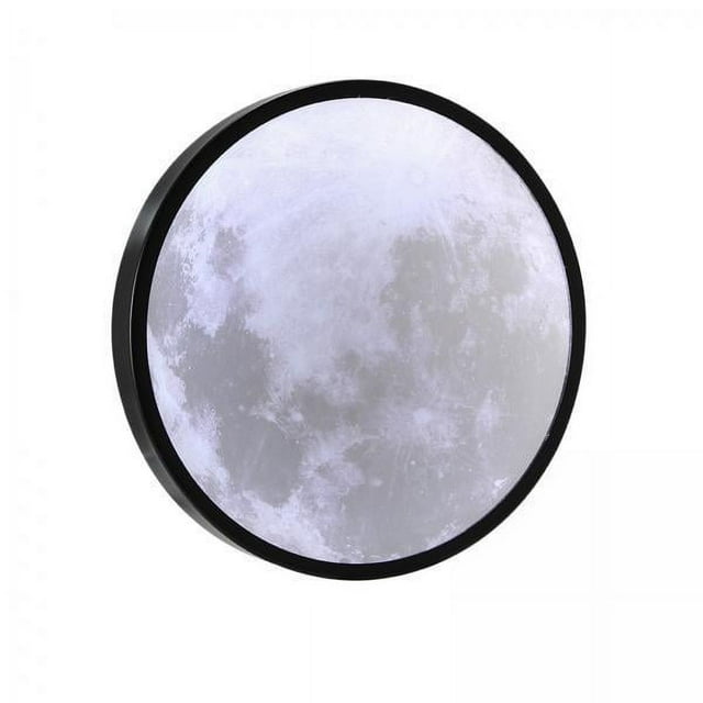 Paquete De 2 Vanity Moon Espejo Lámpara Moonlight Marco De Madera Regalo Creativo 2pc 25cm 2 piezas 25cm