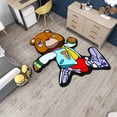 thumbnail image 2 of Dreammotif Colorful Modern Bear Rug, Area Rugs For Living Room, Bedroom Decor For Teens, Game Room Decor, Large Bedroom Floor Covering, 2 of 7