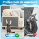 thumbnail image 2 of Protector De Pared Para Rascar Con Forma De Gato, 40 X300 Cm Malubero Gris, 2 of 5