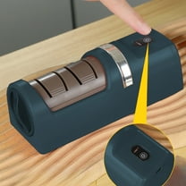 ChicYu Home Kitchen Wireless Electrics Knife Sharpener Rechargeable Small Automatic Multi Function Kitchen Knife Sharpening Tool Wireless Design