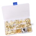thumbnail image 4 of veasfak Picture Hangers Picture Hanging Kit Iron Reusable Professional Practical Hardware Heavy Duty for Artworks Signs Photo Frame 220 Pieces Set, 4 of 9