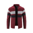 thumbnail image 1 of CEHVOM Pull d'Hiver à Col Roulé pour Hommes, Fermeture Éclair, Manches Longues, Tricoté, Manteau, 1 of 4