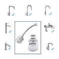 thumbnail image 4 of Water Saving High Pressure Spray, Faucet Aerators With 360 Degree Swivel Easy Installation For Kitchen Bathroom Sinks (Stainless Steel), 4 of 5