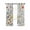 Multi, variant on Botanical Flower Blackout Curtains 39 Inches Long for Bedroom, Watercolor Retro Spring Farm Leaf Thermal Insulated Room Darkening Black Out Window Curtain Panels Grommet Drapes for Living Room