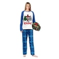 thumbnail image 3 of LuLiaMenton Family Christmas Pajamas, Red Plaid WE ARE FAMILY Matching Sleepwear, 2-3T-Kid, 3 of 6