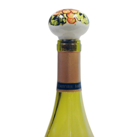 Vineyard Ceramic Bottle Stopper