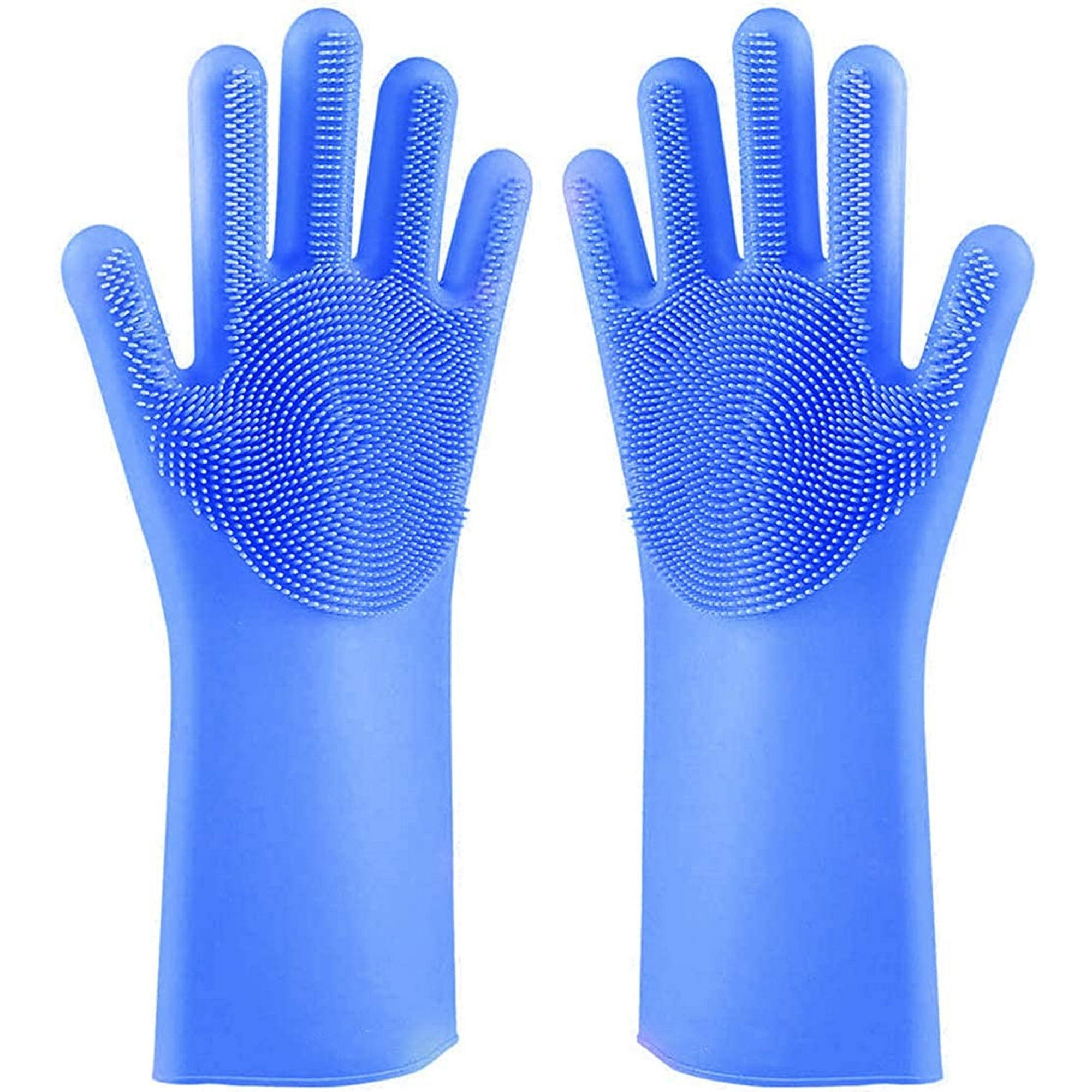 Dishwashing Gloves, Silicone Kitchen Gloves Reusable, Rubber