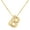B, variant on Bubble Letter Necklace For Women,Dainty Balloon Initial Necklaces 18k Gold Plated Chain Pendant Alphabet Necklaces For Girlfriend Charm Simple Gift Jewelry