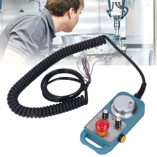 Volante Electrónico, Generador De Impulsos Manual De Amplia Aplicación Reiniciable Por Autotransferencia 100PPR Para Uso Industrial