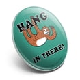 thumbnail image 2 of Hang in There Sloth Funny Humor Metal 1.1" Tie Tack Hat Lapel Pin Pinback, 2 of 5
