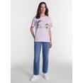 thumbnail image 2 of Hello Kitty Women's Printed Embroidered Tee with Short Sleeves, Sizes XXS-4X, 2 of 5