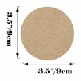 thumbnail image 4 of Kiven Led Light Cover,Lampshade Diffuser, 3.5in in Dia,Jute Fabric Diffuser, LED Light Blocking Stickers for Recessed Light/Can Light, Table Lamp, Ceiling Light, Downlight, 4 of 5