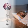 thumbnail image 3 of 12 Inch Wall Clock Battery Operated Silent Clock Decorative for Office, Kitchen, Outdoor, Living Room，Eiffel Tower Paris Oil Painting Picture, 3 of 4