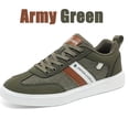 thumbnail image 6 of Men's Fashionable Retro Casual Shoes - Breathable, Comfortable Sole, Street Style Skate Shoes with PU/Canvas Upper, Lace-Up, Suitable for All Seasons, 6 of 9