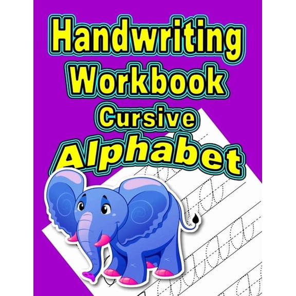 Purple Handwriting Workbook: Cursive - Alphabet, Book 2, (Paperback)