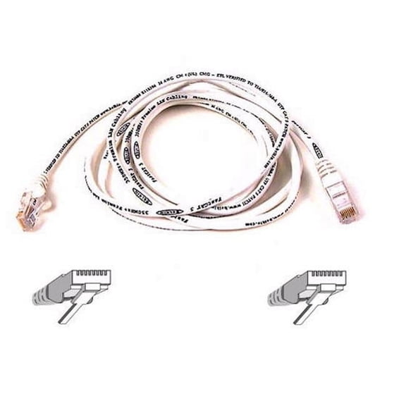 BELKIN COMPONENTS Patch Cable/White  Patch Cable - White - 10 ft