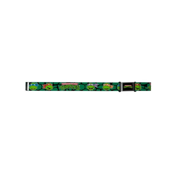 TMNT Cartoon TV Series Shell Faces Magnetic Web Belt