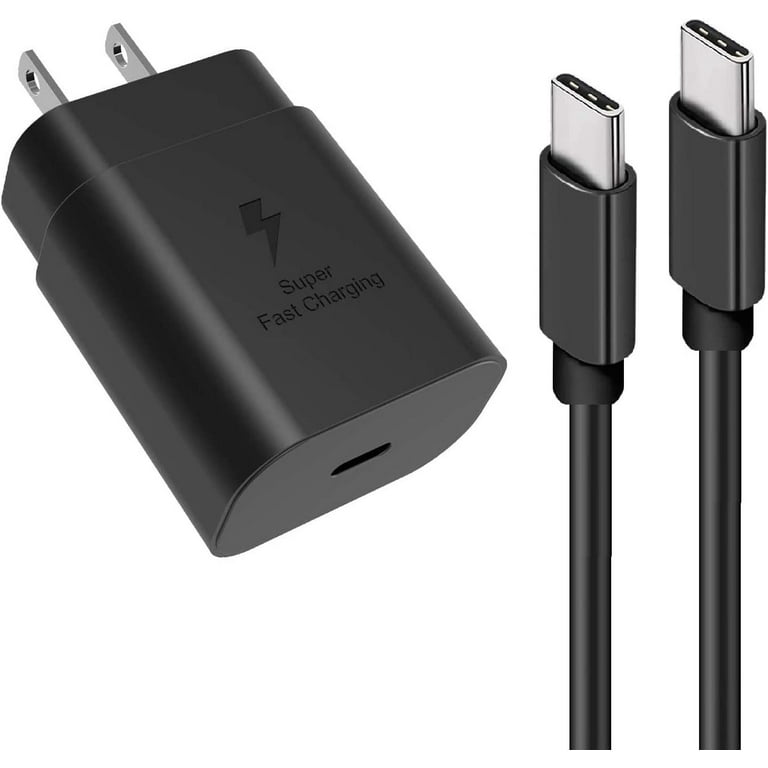 SAMSUNG Chargeur ultra rapide USB-C 25W + Câble