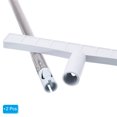 thumbnail image 3 of Unique Bargains 24' x 11' Handheld Sign Stand Sign Stands for Display Sign Holder Stand Holder Stainless Steel Square 2 Pack, 3 of 5