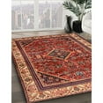 thumbnail image 3 of Ahgly Company Machine Washable Indoor Rectangle Traditional Tomato Red Area Rugs, 7' x 10', 3 of 7