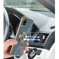 thumbnail image 2 of Compatible with Samsung Galaxy A42 5g Phone Case with Ring Holder Pink, Aesthetic Samsung A42 Case Silicone Soft TPU Slim Cover Shockproof Luxury with Kickstand (Gray), 2 of 7