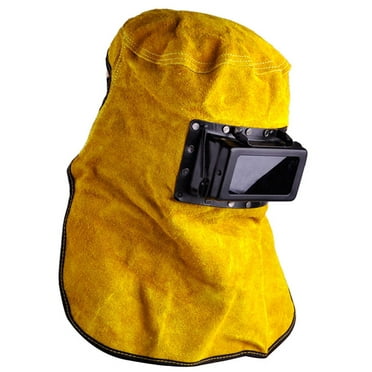 Solar Auto Darkening Filter Lens Welder Leather Hood Welding Helmet Mask Supplies