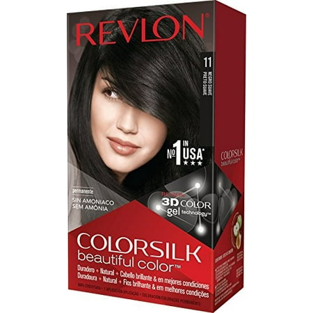 Revlon Colorsilk Beautiful Color Hair Color 11 Soft Black 1 Count
