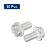 thumbnail image 3 of Uxcell M8x16mm Phillips Hex Head Flange Bolts, 10 Pack 304 Stainless Steel Screws, 3 of 5