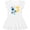 AA-White, variant on Inktastic Rocket Space Ship Happy Third Birthday Girls Toddler Dress