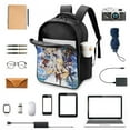 thumbnail image 3 of Genshin Impact 16 Inch Backpack with 2 Compartment, Large Capacity School Bookbags Casual Travel Daypack, 3 of 6