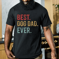 thumbnail image 2 of Mens Funny Dog Dad T Shirts Best Dog Dad Ever Fathers Day Graphic Tee for Men Pet Lover Graphic Tees Tshirt Graphic Tees, 2 of 6