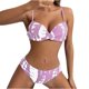 thumbnail image 2 of Traje de baño de 2 piezas para mujer, trajes de baño para mujer, bikini de dos piezas con copas para el pecho, traje de baño de playa para mujer, 2 of 3