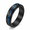 Black, variant on Unisex Glow Moon and Star Spinner Stainless Steel Ring for Celestial Night, US Sizes 4-12, 6mm Rotating Layer with Green After-Dark Details for Evening Outings and Stargazer Gifts