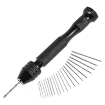 TMWEFUSC 20 Pcs Mini Twist Drill Bits Precision Pin Vise Hand Drill ...