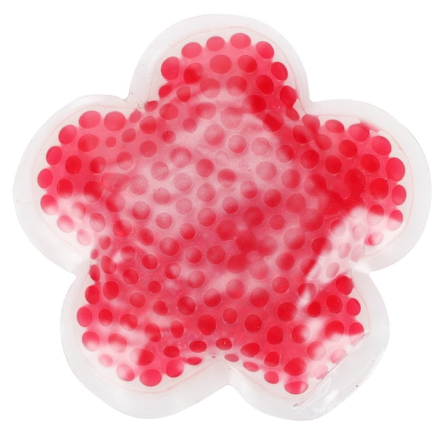 Bloc Réfrigérant, Compresse Chaude Froide Bloc Réfrigérant Chaud Froid en Forme de Fleur pour Salon de Beauté Rouge G
