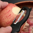 thumbnail image 4 of Pelador de verduras giratorio, pelador de patatas con removedor de imperfecciones, pelador con cuchillas afiladas de acero inoxidable, pelador de frutas con mango cómodo para cocina, 4 of 6