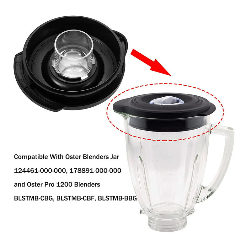 5-Cup Plastic Blender Jar with Lid for Oster Blenders Replacement Part 089