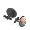 thumbnail image 2 of Tree Stylish Men's Silver Jewelry Stainless Steel Cufflink Set for Formal Attire, 2 of 6