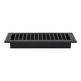 thumbnail image 2 of Decor Grates (4-Pack) 4x10 Lattice Floor Register Vent Cover, Adjustable Airflow Control, Textured Black (LTH410-BLK), 2 of 5