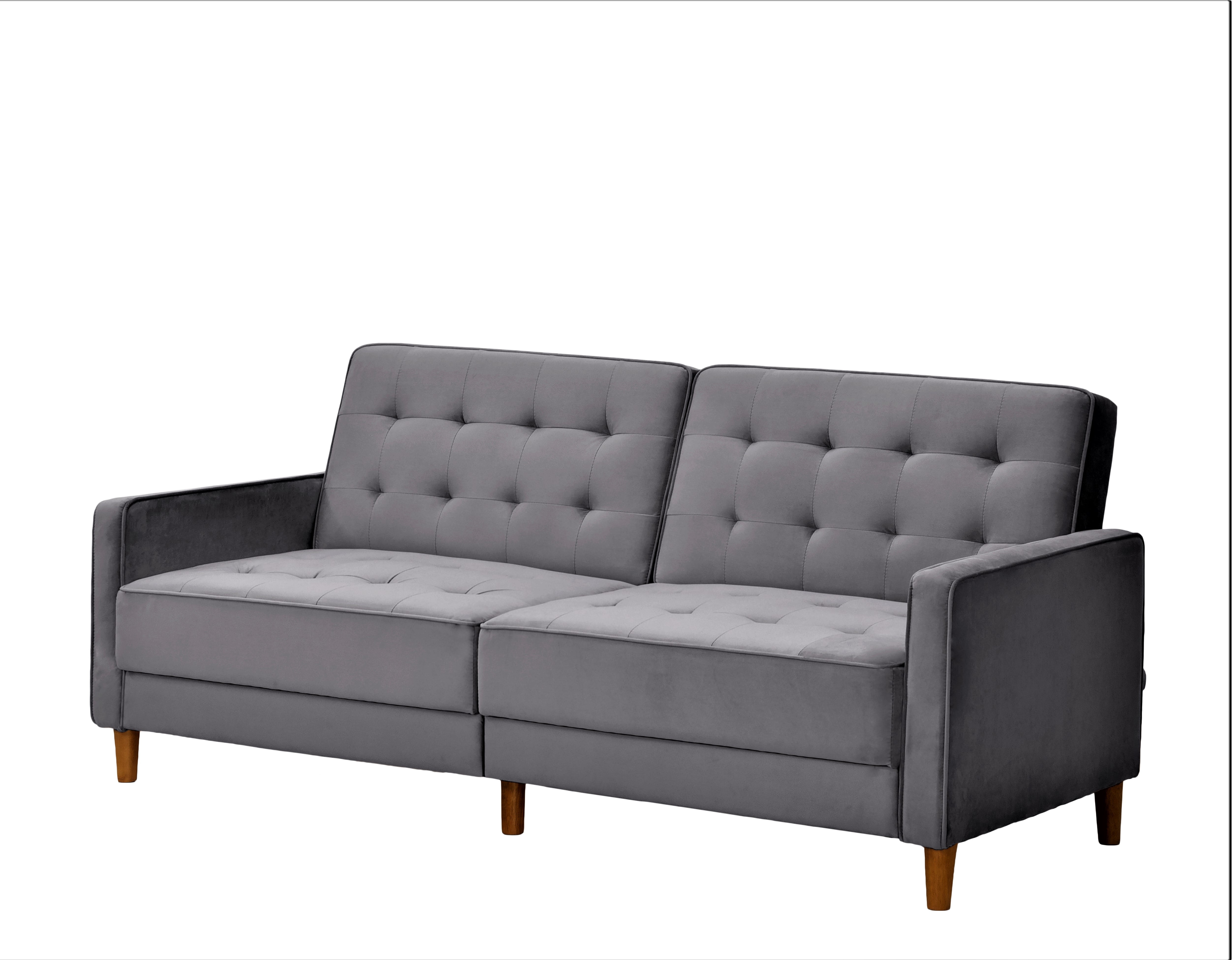 Uspridefurniture Stetson Sofa Bed with Pull Out Bed, Grey