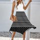 thumbnail image 2 of Ladies Summer Tops Impreso sin Mangas Cuello Redondo Vestido Casual para el Uso Diario Y Casual, 2 of 5