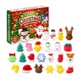 thumbnail image 2 of 2026 Christmas Advent Calendar with 24 Days Countdown, 24 Pieces Assorted Holiday Figurines, for Student, Mini Toys Blind Box Set, 2 of 5