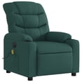 thumbnail image 4 of vidaXL Electric Massage Recliner Chair Dark Green, 4 of 6