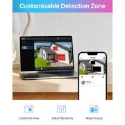 ZOSI 4-in-1 Security Camera DVR FHD 8 Channel 2 MP CCTV Surveillance Cameras with 500GB Hard Drive, Silver, 1 Count
