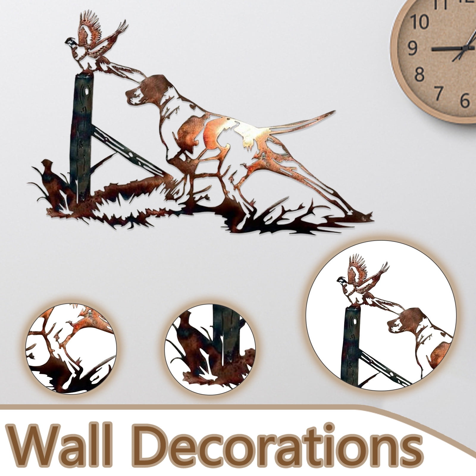  3D Metal Wall Decoration, Strange Elk Shoulder Artist's Wall  Art Sculpture, Mallard Hunting & Trout Fishing Wall Decoration Gift for  Living Room, Bedroom (Fish) : Home & Kitchen