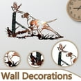 thumbnail image 1 of WREESH Strange Dogs And Birds Metal Wall Artist's Home Decoration, 1 of 9