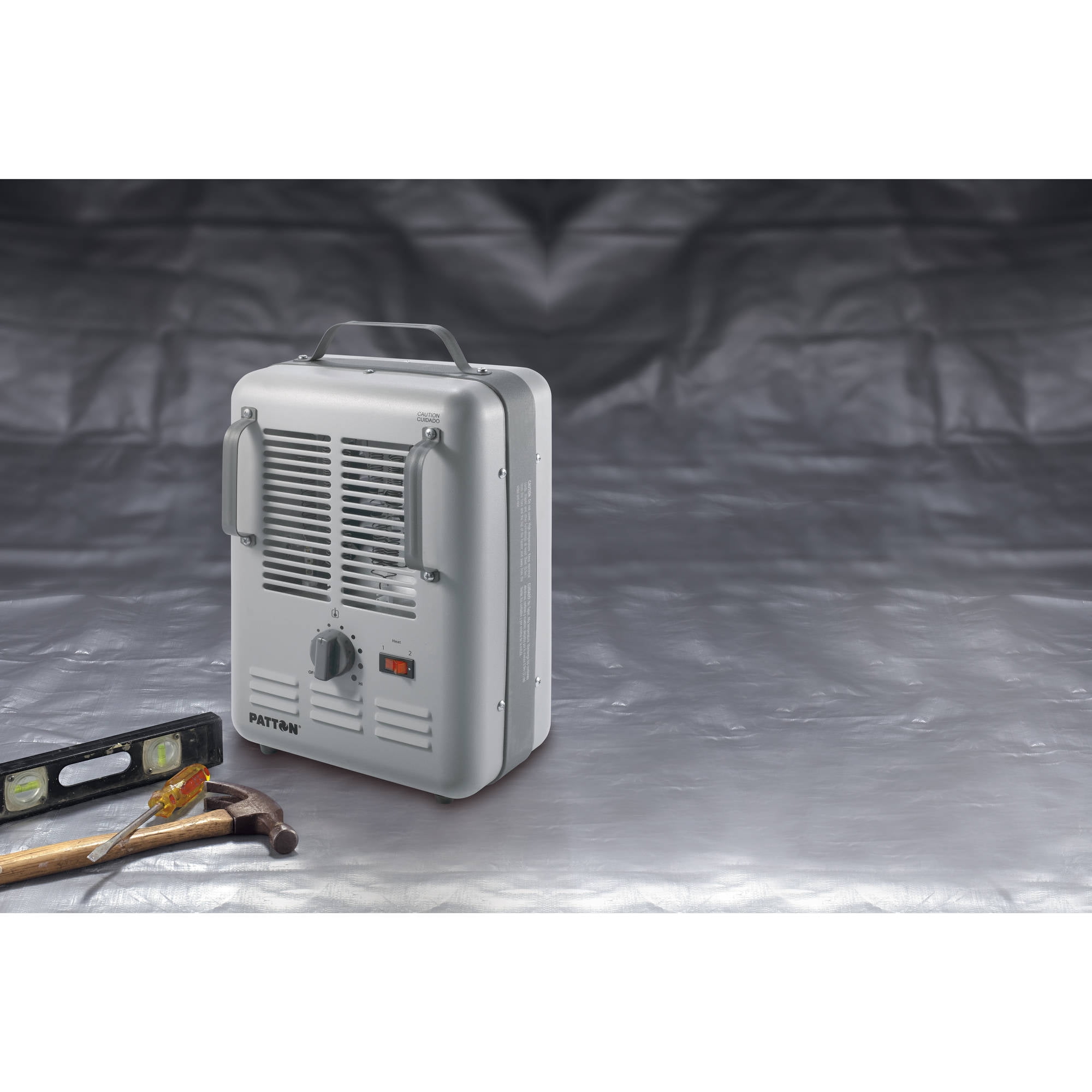 Patton Utility Heater 7 7 10 X 10 3 10 X 14 3 5 Inches Gray