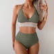 thumbnail image 4 of Traje de baño para mujer, bikini para mujer, conjunto de traje de baño dividido con tirantes ajustables para el hombro, trajes de baño para mujer, 4 of 7