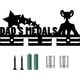 thumbnail image 2 of Colgador de medallas para papá, soporte para medallas, soporte de pared para trofeos, marco de acrílico, ganchos para colgar premios, soporte para medallas deportivas, regalo, 2 of 9